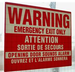 Signs around campus will be updated next year to read "Hey, we tried to warn you."